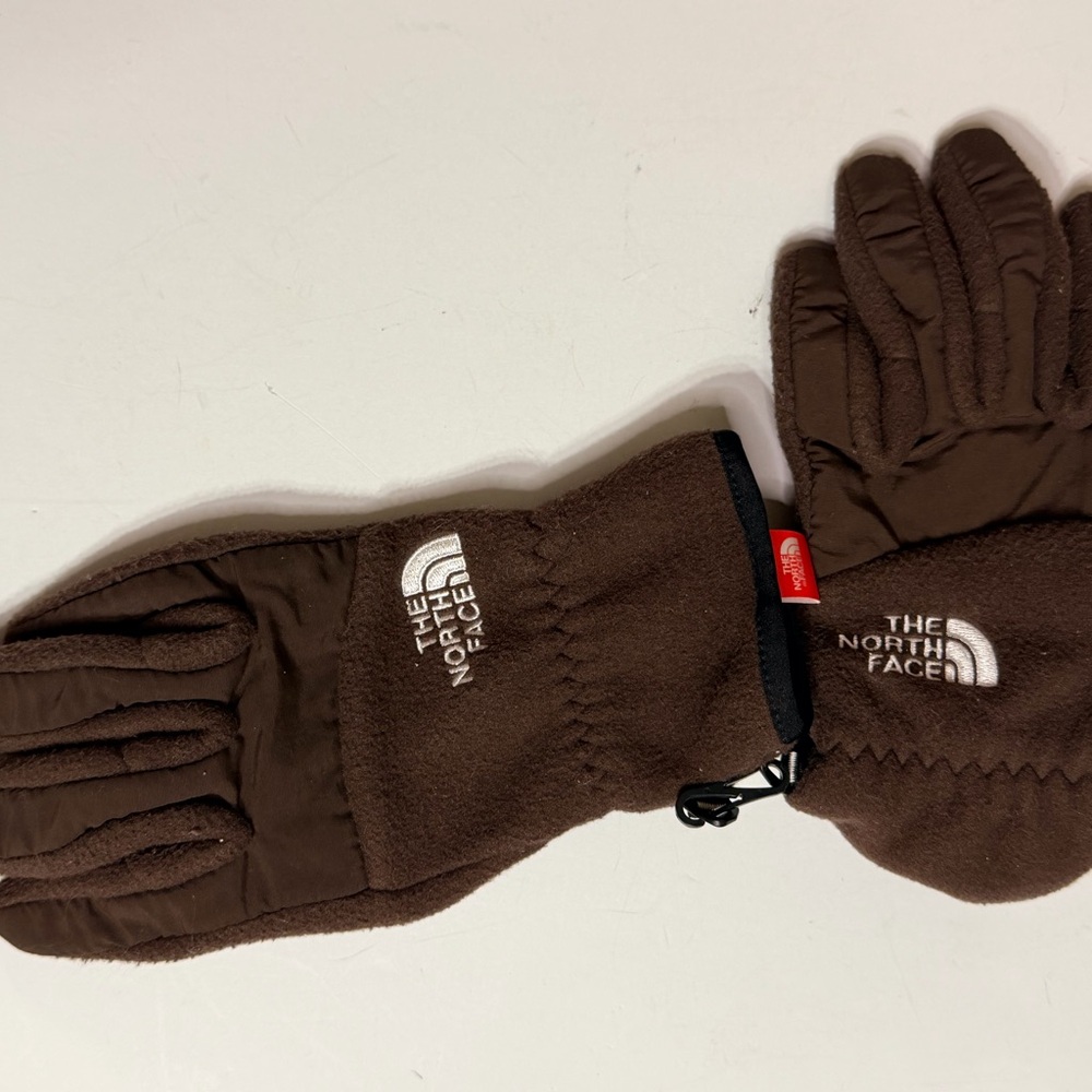 The North Face Dark Brown Fleece Winter Gloves